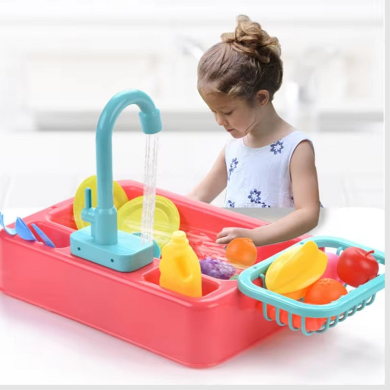 SinkSprout – Mini Gooi Speelset met Kraan en Groente Speelgoed