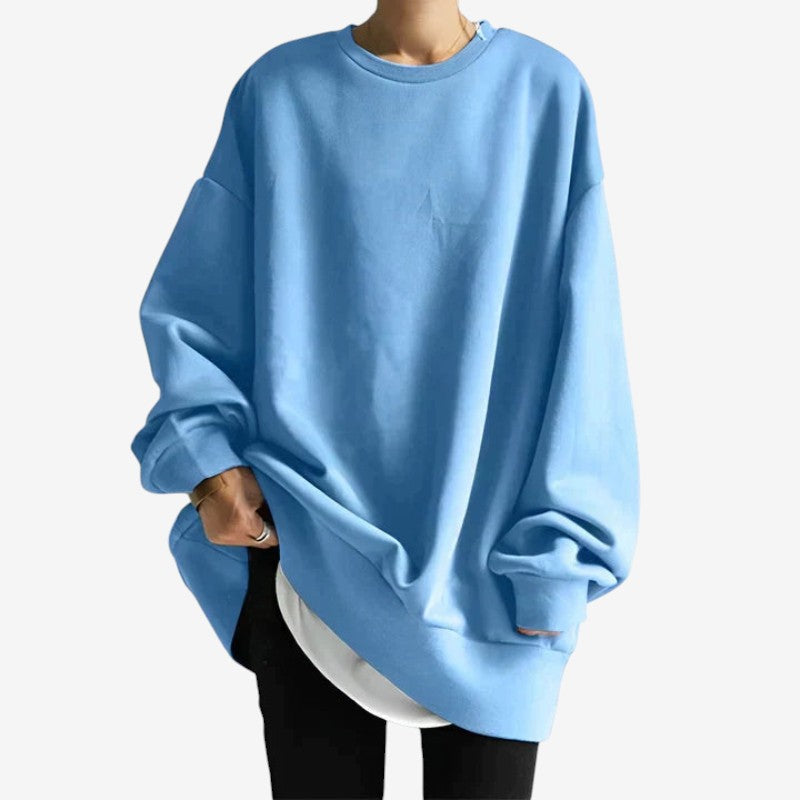 Skylar – Oversized Trui met Lange Mouwen en Ronde Hals