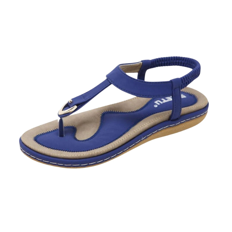 Giselle – Sandalen met Platte Zool en Verstelbaar Bandje
