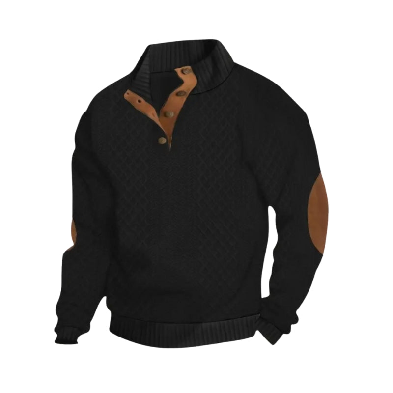 Samuel – Trui met lange mouwen en knoopdetails