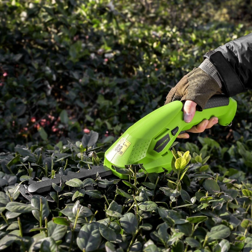 TrimMaster - Snoerloze heggenschaar met lichtgewicht ontwerp en eenvoudige bediening met één hand