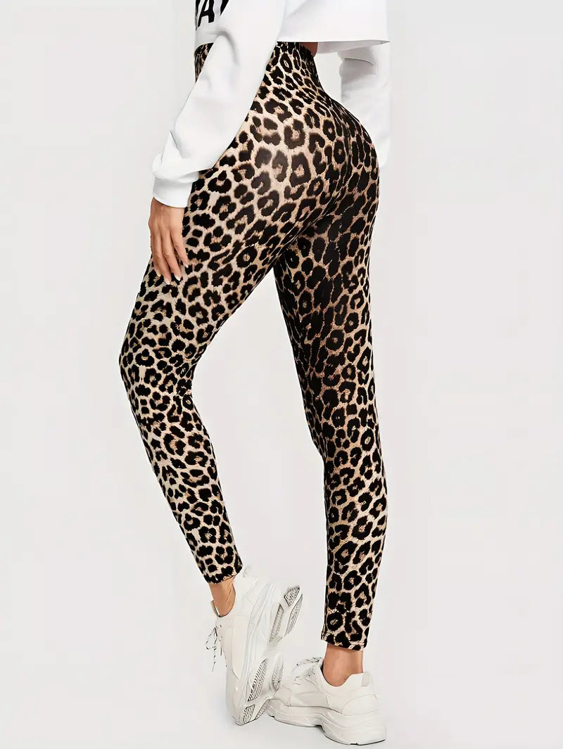 Zoe - Legging met luipaardprint en hoge taille voor een gedurfde look