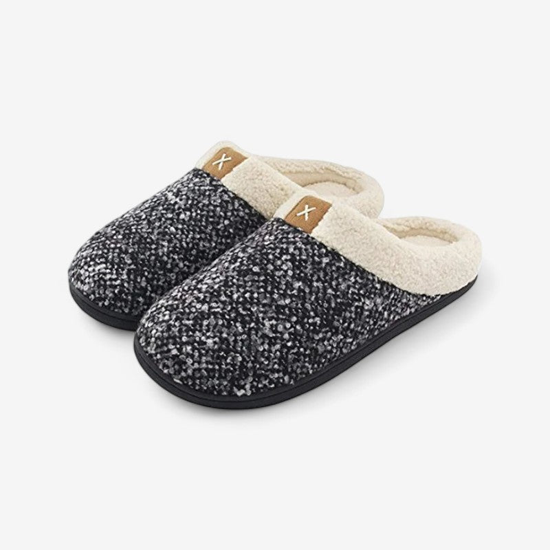 CozyStep - Ronde Teen Slippers met Slip On Ontwerp