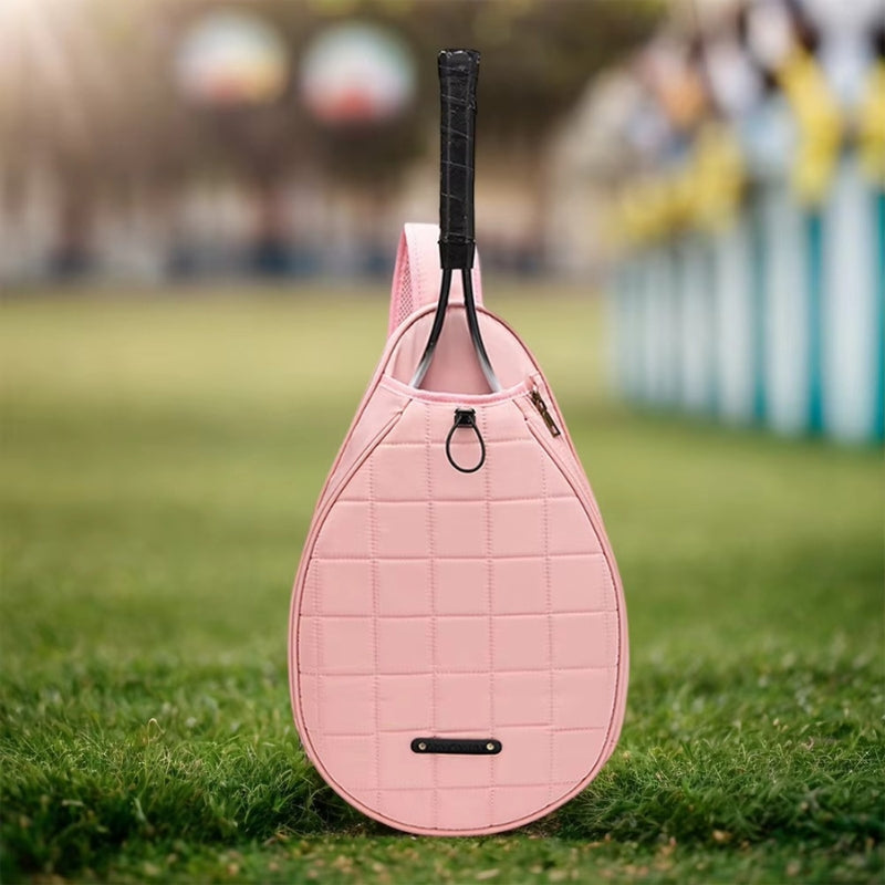 RacketHold - Tennis Tas met Verstelbare Schouderband en Ritsvakken