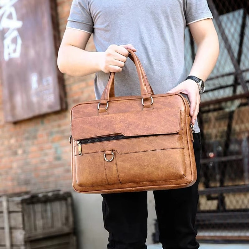 Simon – Handtas met Handvatten en Verstelbare Schouderband