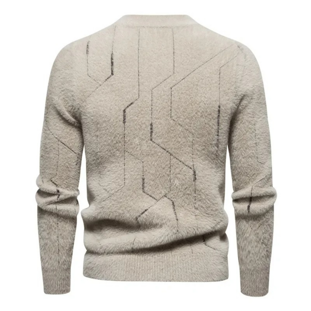 David - Relaxed fit trui met lange mouwen voor ultiem comfort