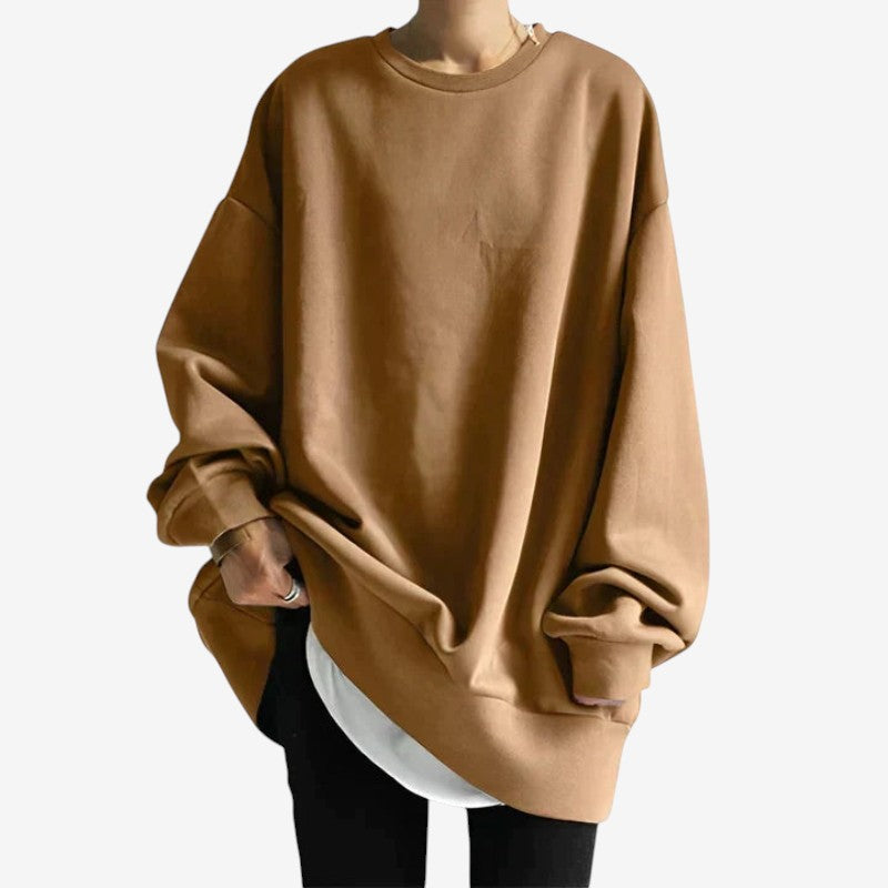 Skylar – Oversized Trui met Lange Mouwen en Ronde Hals