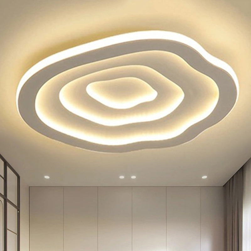 WaveGlow – Moderne Plafondlamp met Golfpatroon en Geïntegreerde LED