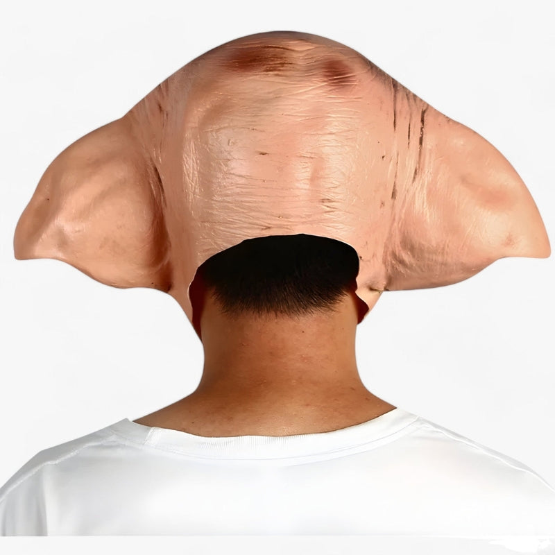 MystiMask – Realistisch latex elf Dobby hoofdmasker voor cosplay en Halloween