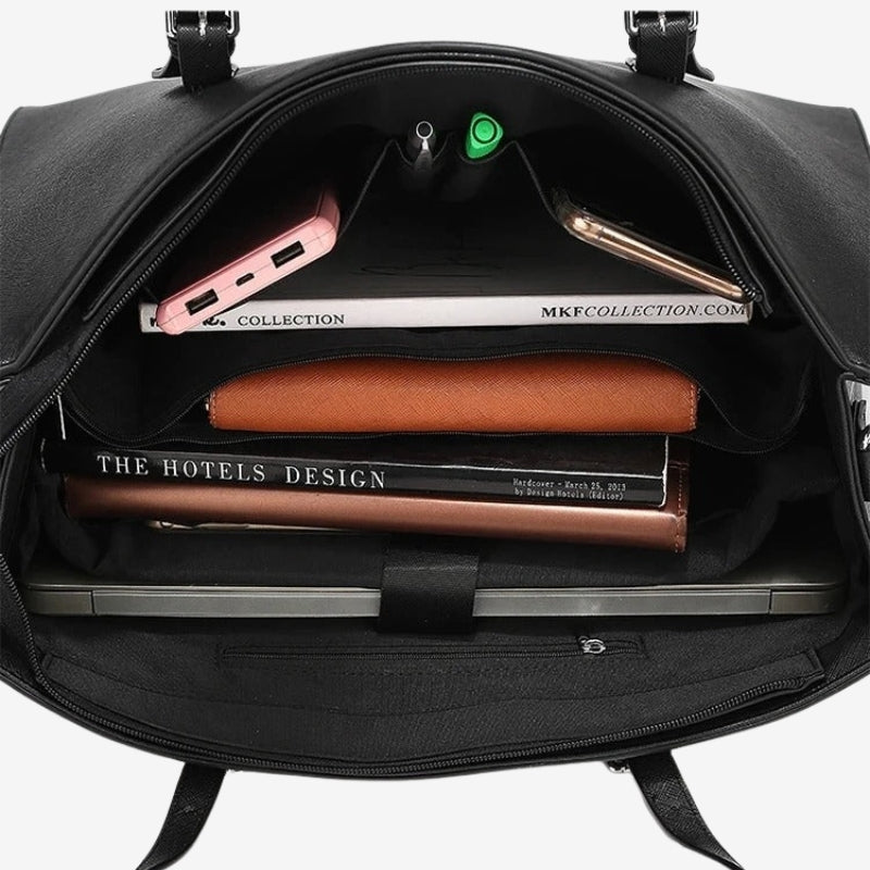 Mia – Handtas met Verstelbare Schouderriem en Ritssluiting