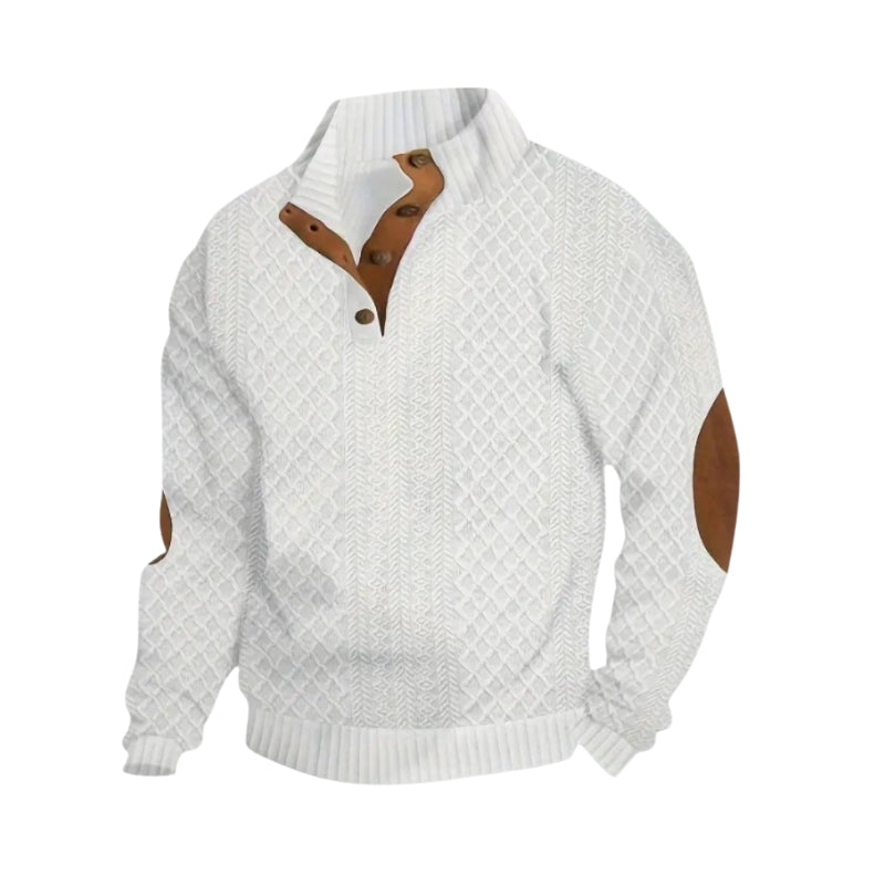 Samuel – Trui met lange mouwen en knoopdetails