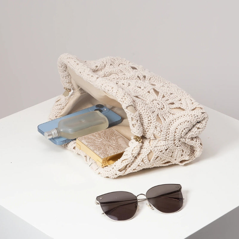 Danique – Handtas met Decoratief Patroon en Sluiting met gesp