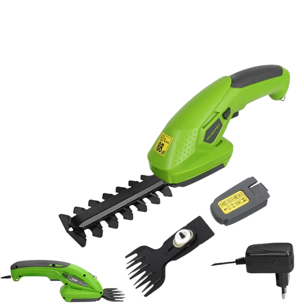 TrimMaster - Snoerloze heggenschaar met lichtgewicht ontwerp en eenvoudige bediening met één hand