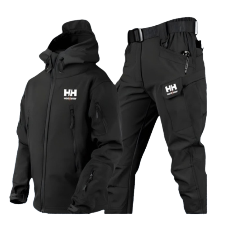 Marcus – Tweedelig Set met Jas en Broek met Rits en Zakken