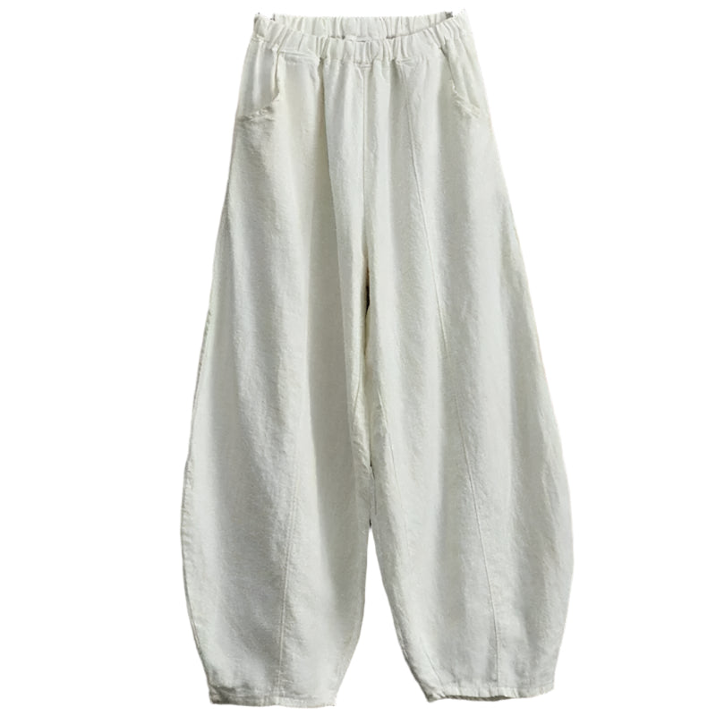 Nora – Modren wijde pijpen Broek met zijzakken