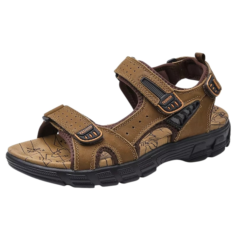 Matthew - Moderne Sandalen met Open Teen en Verstelbare klittenbandsluitingen