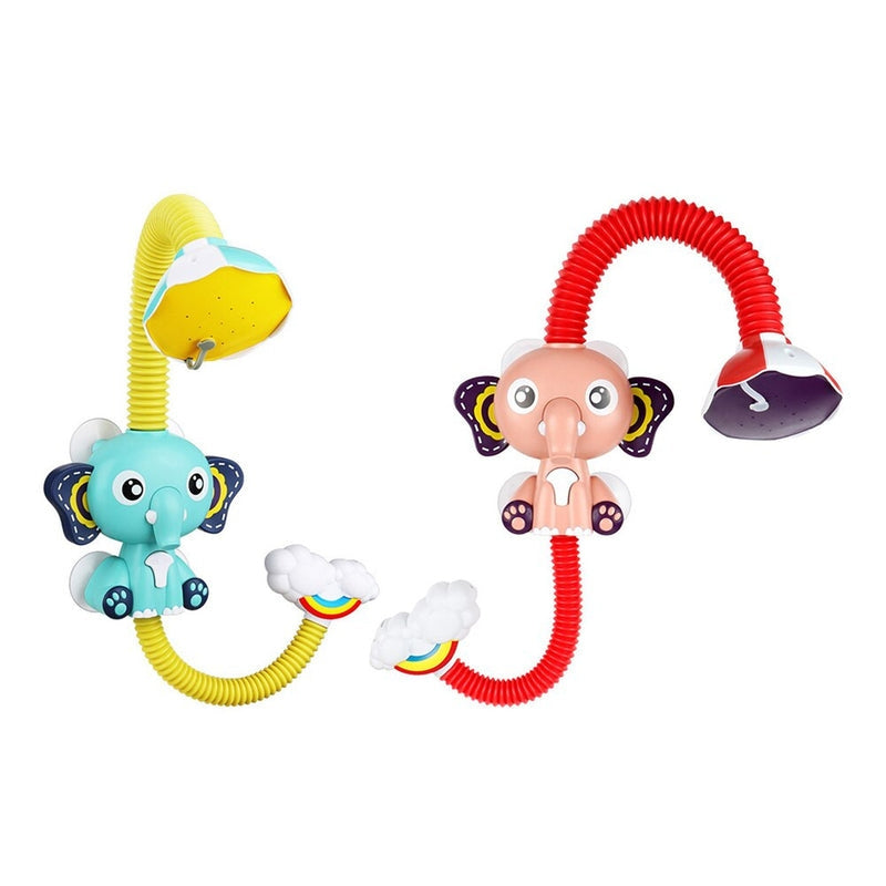 AquaEllo – Olifant babyshowersproeier met zachte waterstraal en zuigvoet