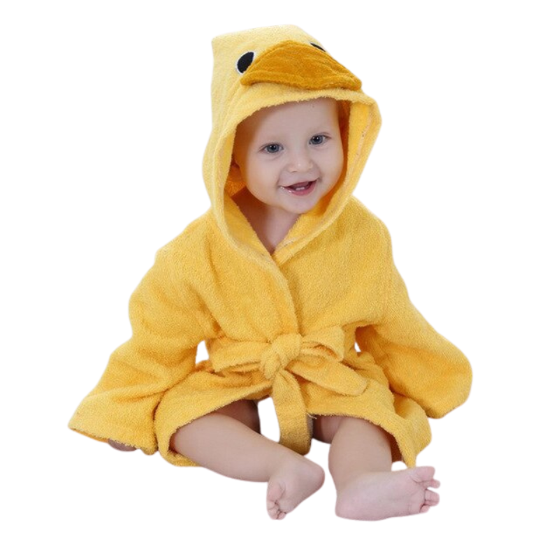 CuddleCub – Badcape met Dierenmotief voor Baby’s en Peuters