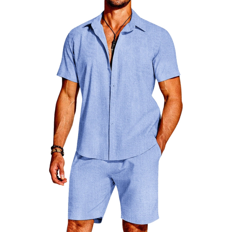 Jacob - Casual Twee delige Set met Shorts en Korte Mouwen Shirt