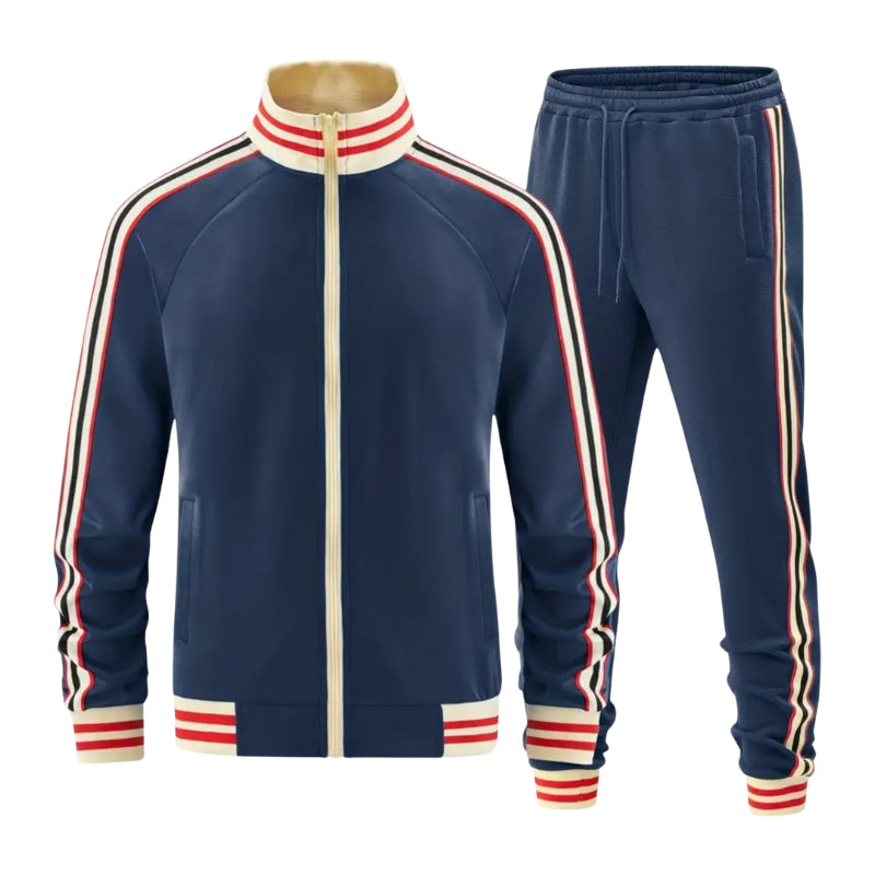 Mason – Gestreept Trainingspak met Sweatshirt met Rits