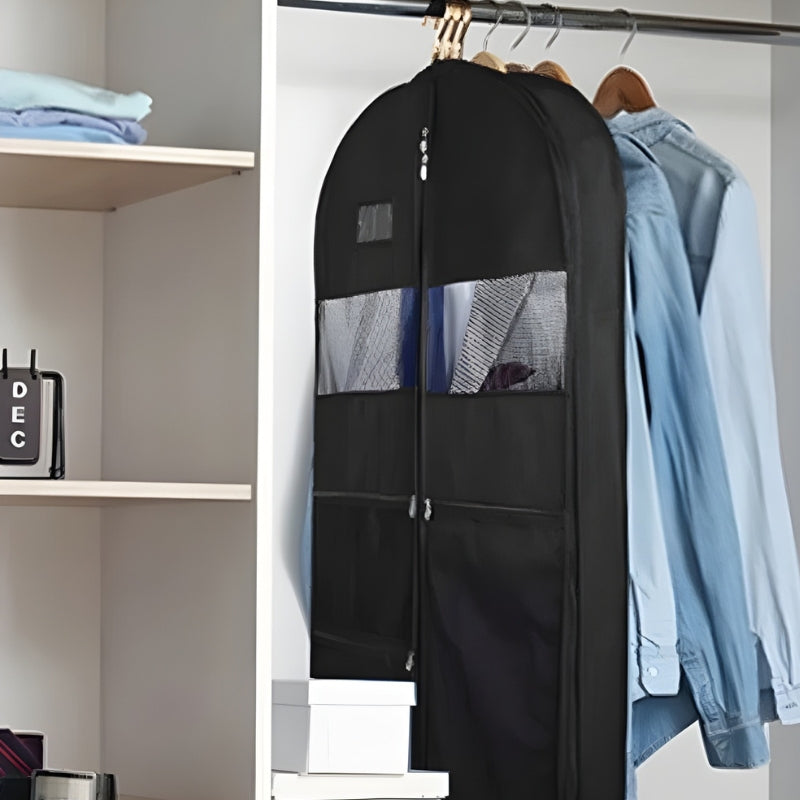 Frederik – Kledingtas met Meerdere Ritsvakken en Opvouwbaar Ontwerp