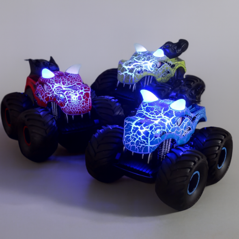DinoBlaze – RC Monster Truck met LED-Lichten & Rook Effect