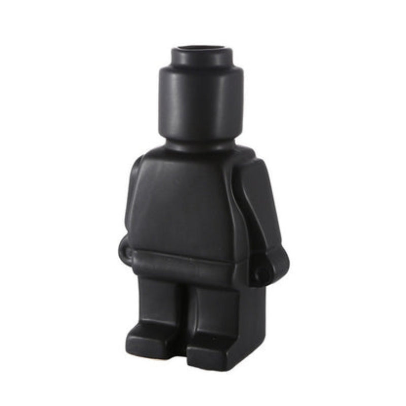 FormaBloom – Moderne decoratieve vaas met minimalistische Lego-stijl vorm voor droogboeketten