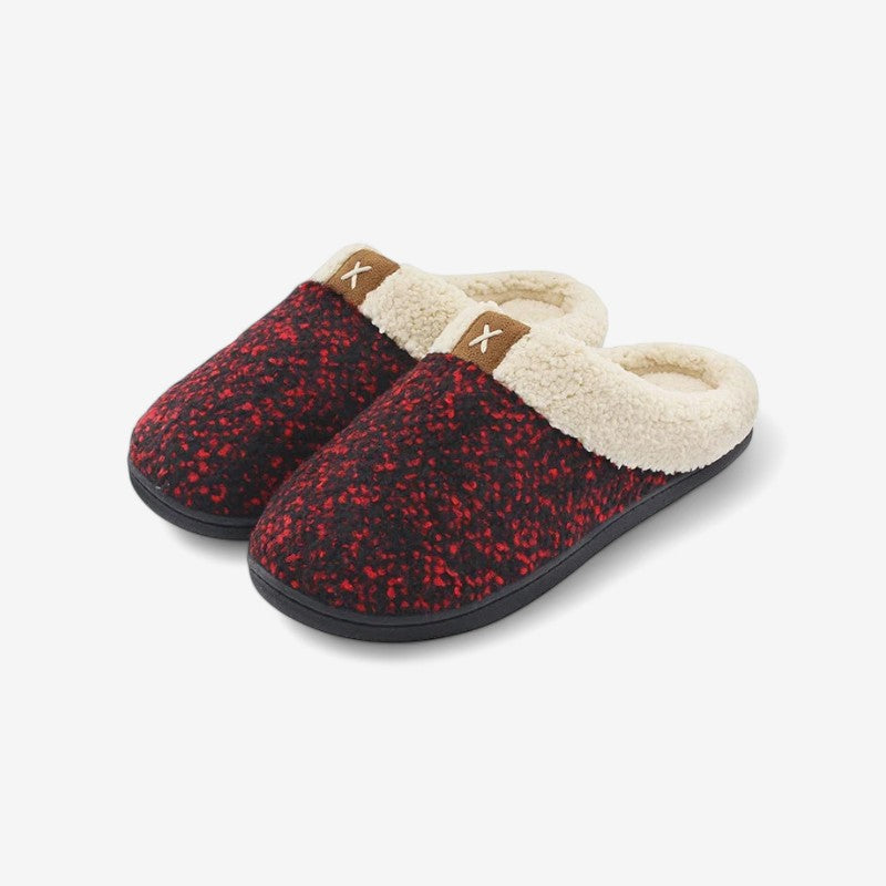 CozyStep - Ronde Teen Slippers met Slip On Ontwerp