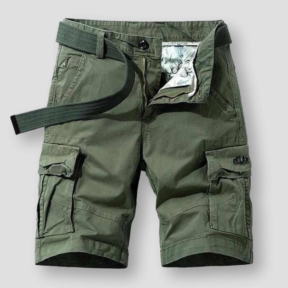 Mason - Functionele cargo shorts met meerdere zakken en verstelbare tailleband
