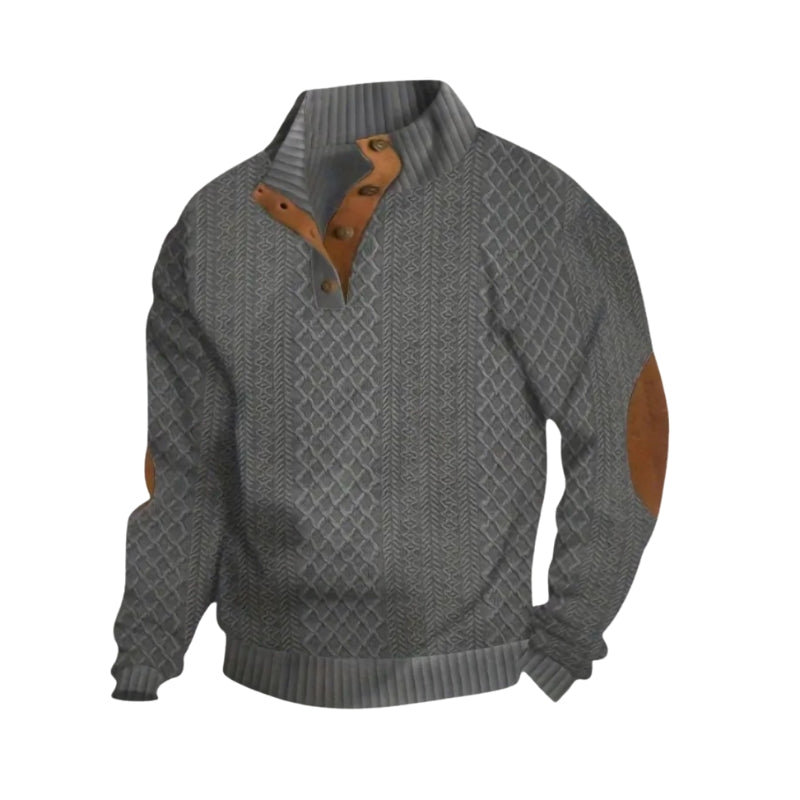 Samuel – Trui met lange mouwen en knoopdetails