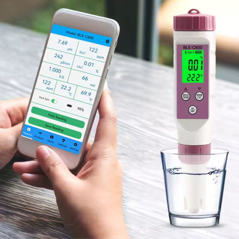 AquaTest – 7 in 1 Water Testkit met Bluetooth connectiviteit