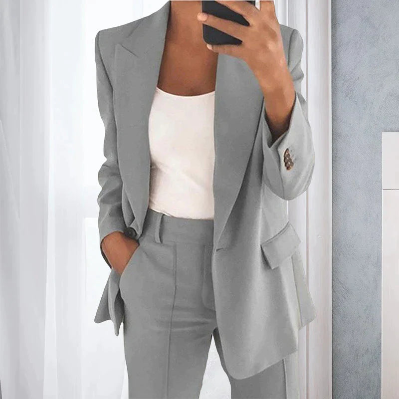 Natalie - Zakelijke Blazer En Broek