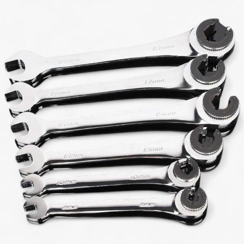 FlexGrip - Pijpsleutel met 180° verstelbare flexibele kop voor krappe ruimtes