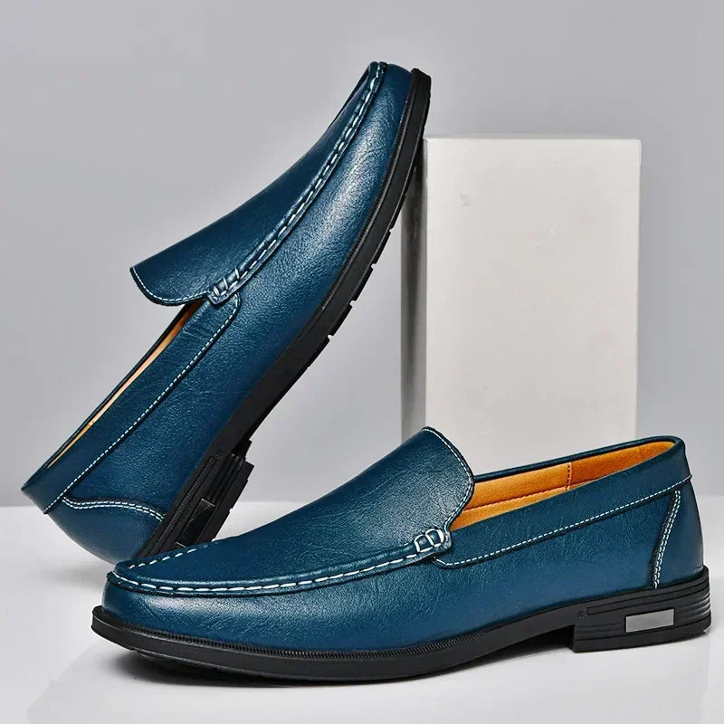 BlissShine - Comfortabele Leren Heren Schoenen