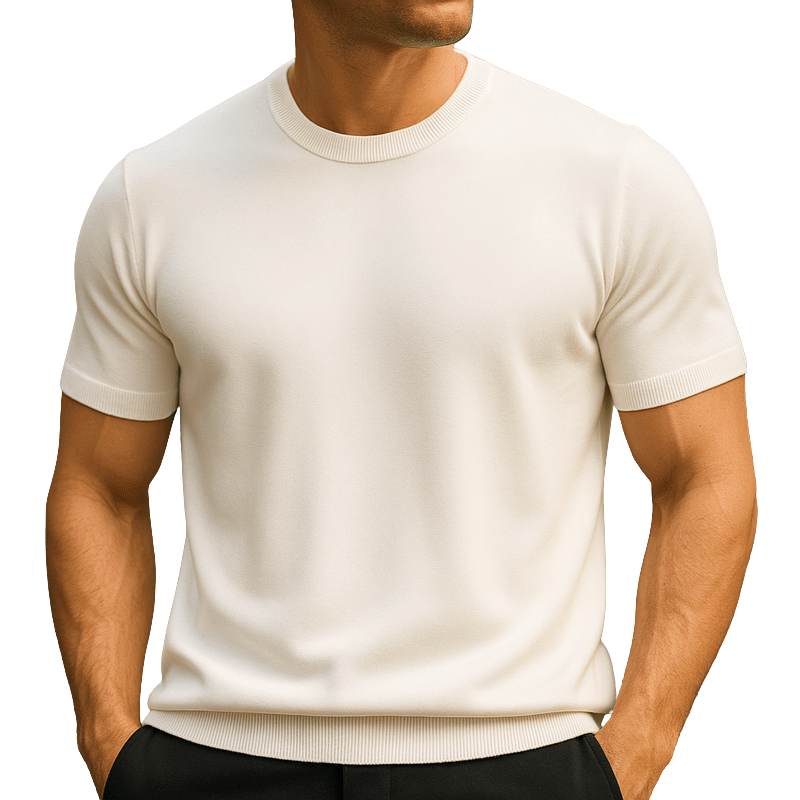 Joseph – T-shirt met korte mouwen en ronde hals losse pasvorm
