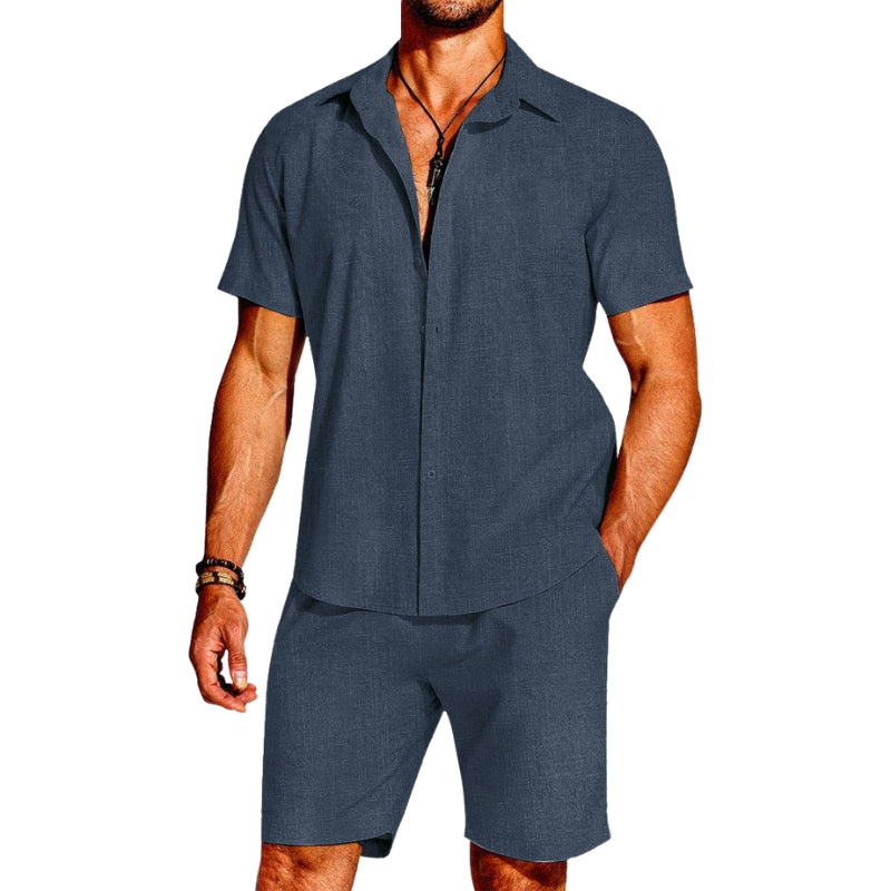 Jacob - Casual Twee delige Set met Shorts en Korte Mouwen Shirt