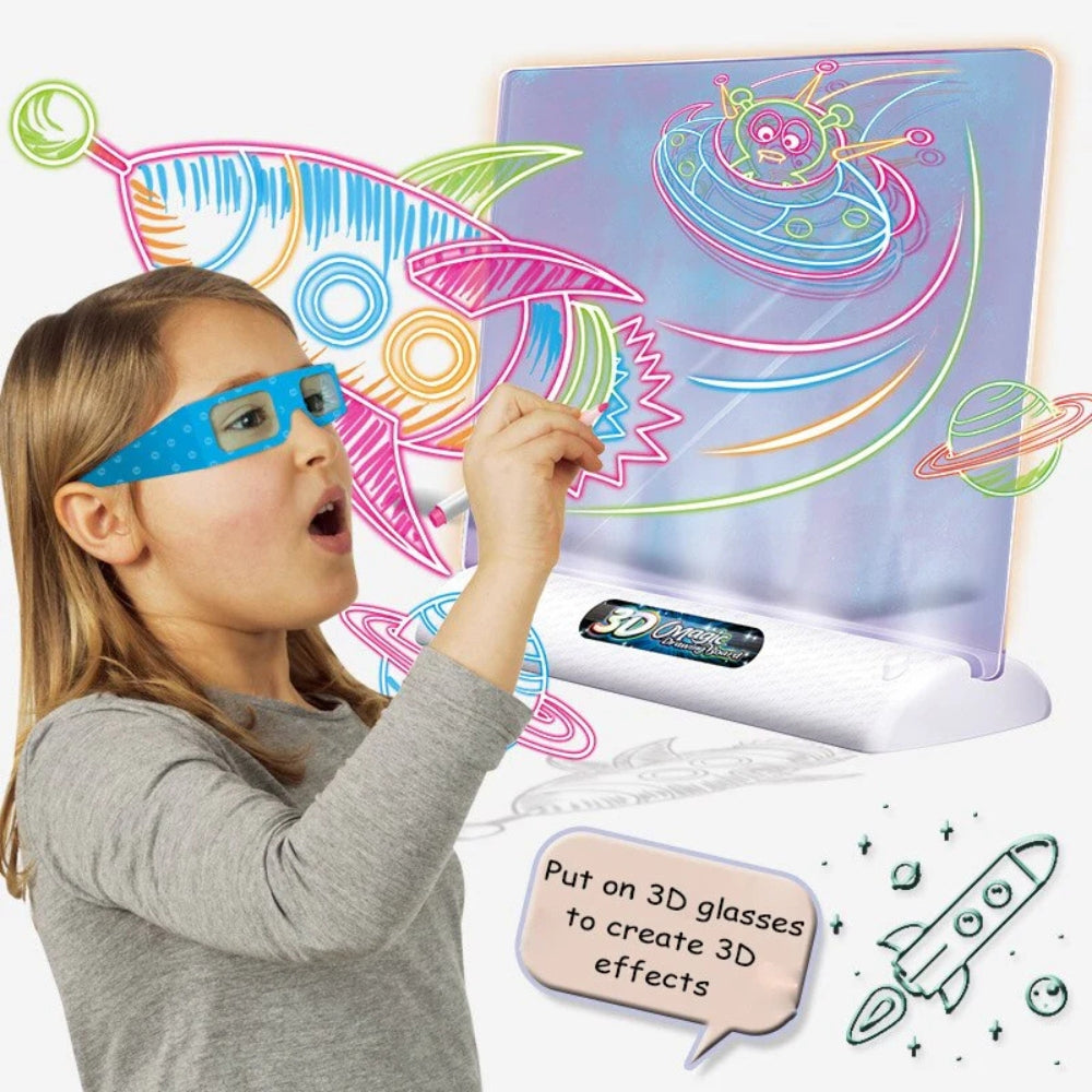 LumiSketch - Magisch lichtgevend tekenbord voor verbluffende fluorescerende kunstwerken