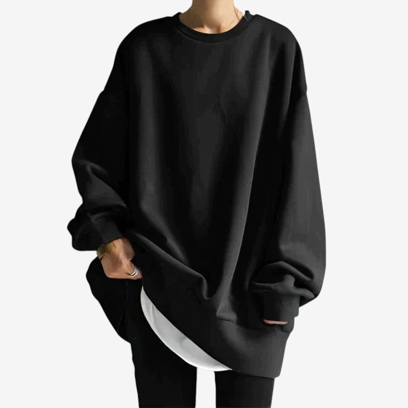 Skylar – Oversized Trui met Lange Mouwen en Ronde Hals