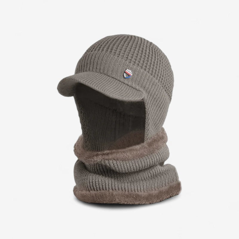 Hugo - Beanie en Sjaal Set met Oorbedekkend Ontwerp