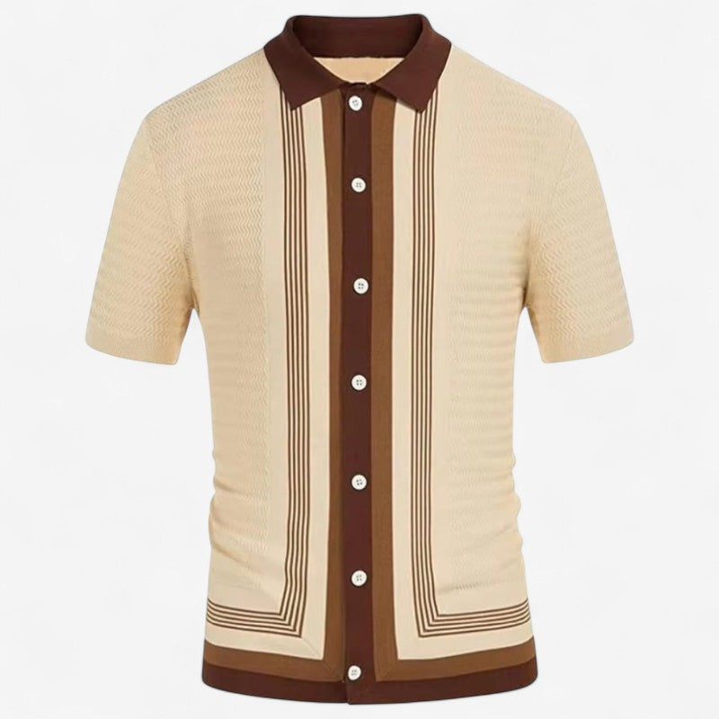 Tony – Slim fit poloshirt met korte mouwen