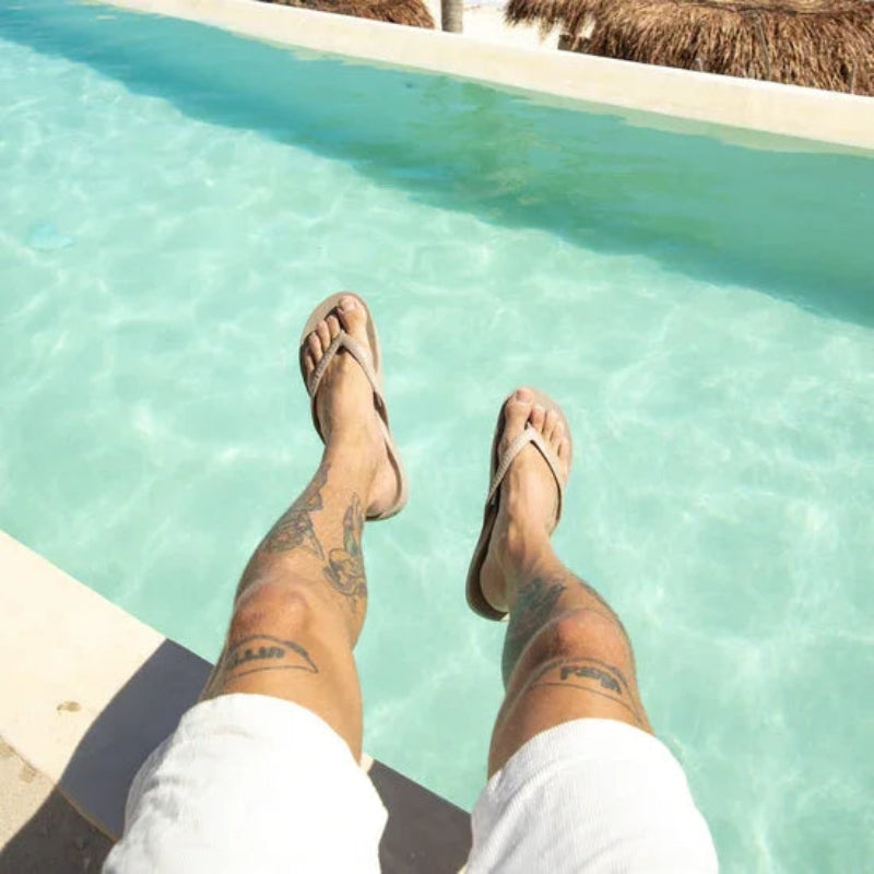 Hailey - Flip-Flop Sandalen met gedempte zool en Plat Bandjes