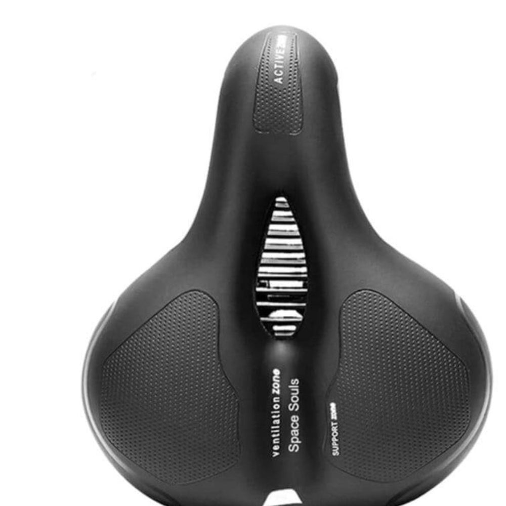 RideWell - Ergonomisch fietszadel met schokabsorberend ontwerp en nachtveiligheidsdetail