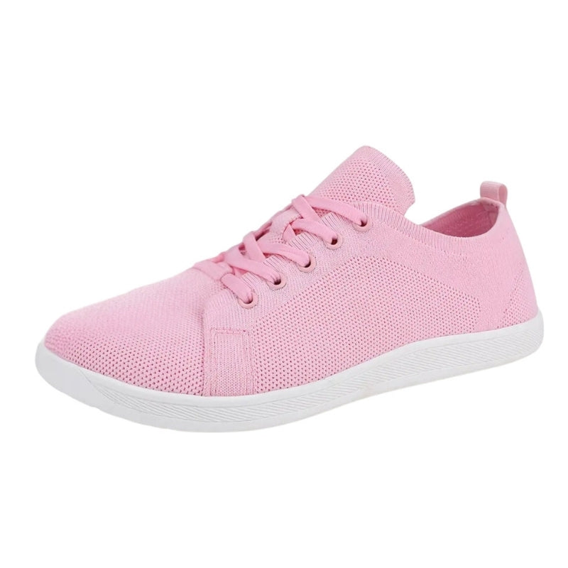 Jess - Ademendbare Barefoot Schoenen met Brede Teenbox en Vetersluiting