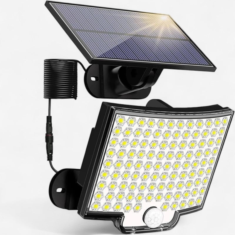 LumoGuard – 106 LED Zonnepaneel Beveiligingslamp met Bewegingssensor