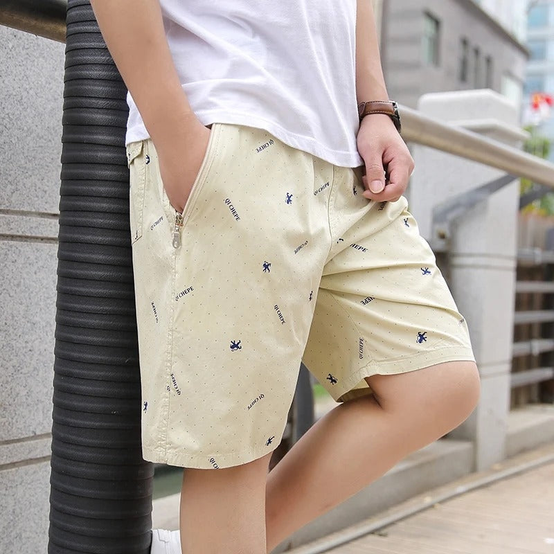 Anthony - Casual Shorts met Ritszakken en Tailleband