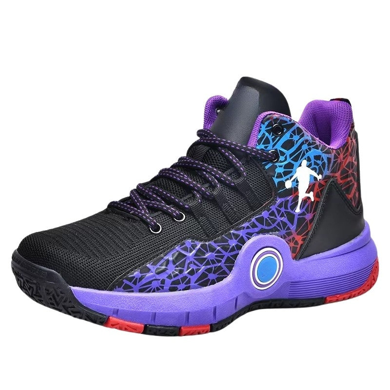 Henry – Klassieke Basketbalsneakers met Antislip en Ademend Ontwerp