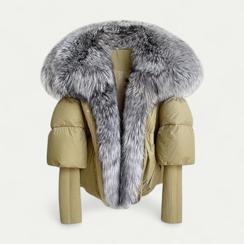 Mira – Gewatteerde pufferjas met lange mouwen