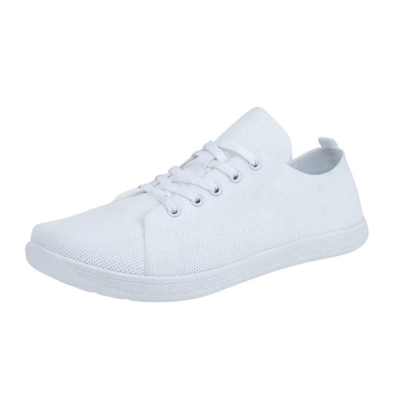 Jess - Ademendbare Barefoot Schoenen met Brede Teenbox en Vetersluiting