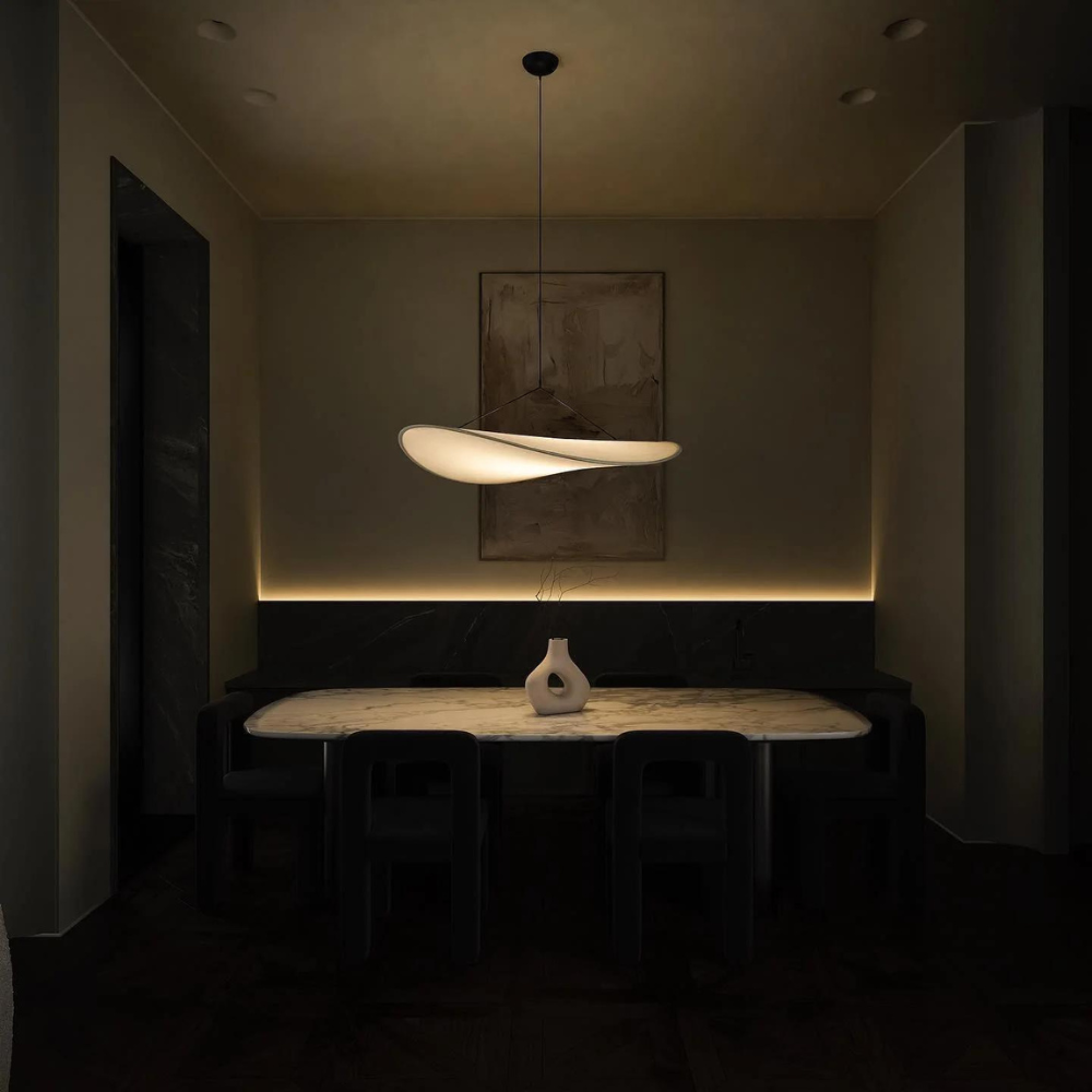 LumiNest – Handgemaakte Japanse Boho Plafondlamp in Zacht Ivoor