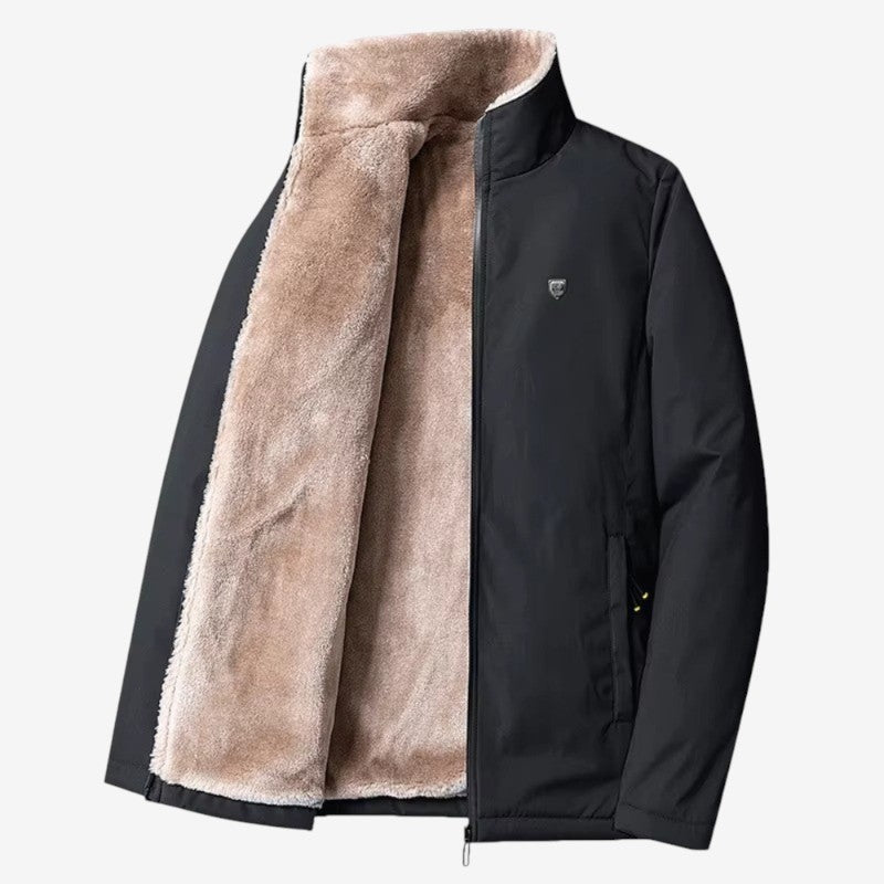 William – Jas met lange mouwen rits en opstaande kraag